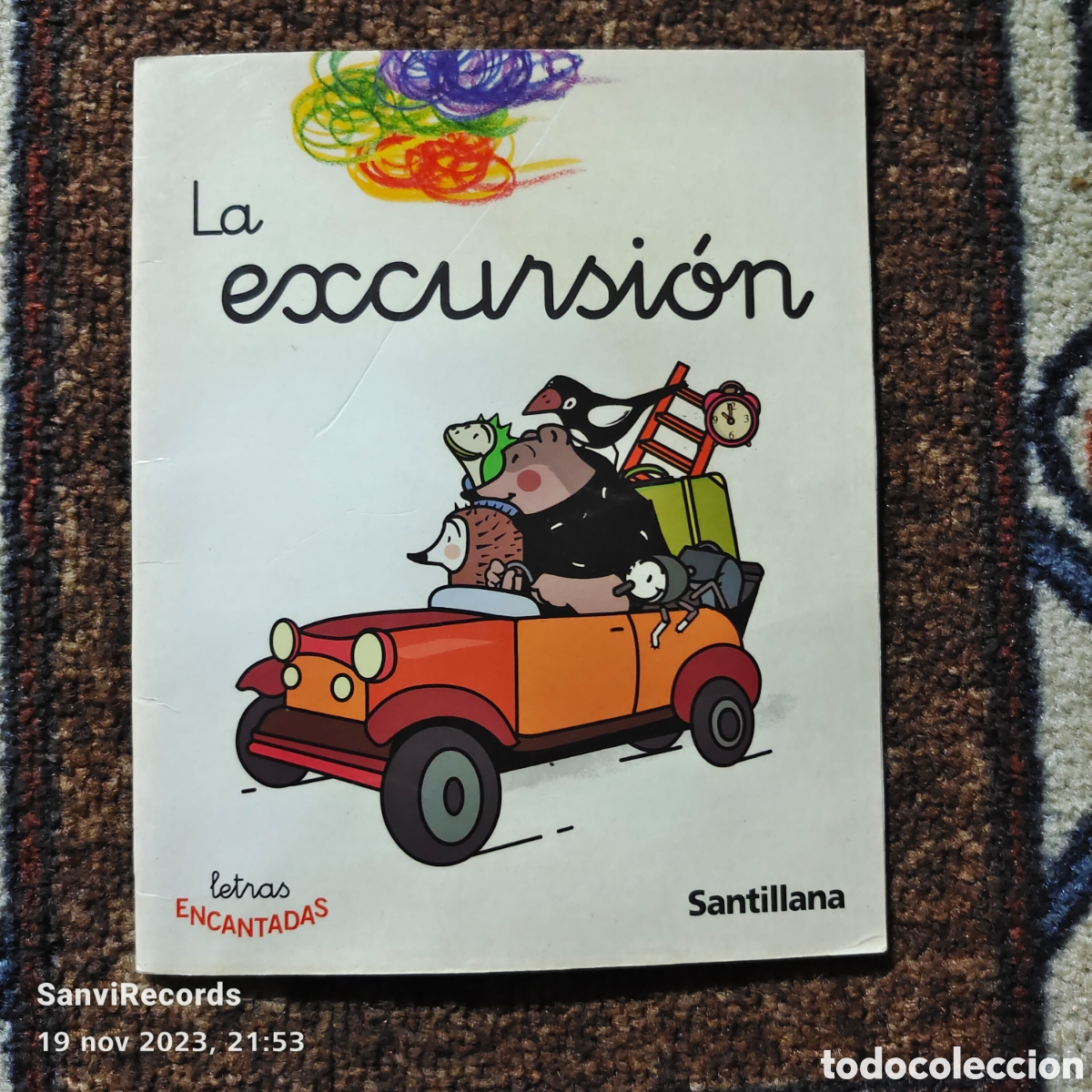 Libros de segunda mano: LA EXCURSI&Oacute;N (LETRAS ENCANTADAS, SANTILLANA) - Foto 1