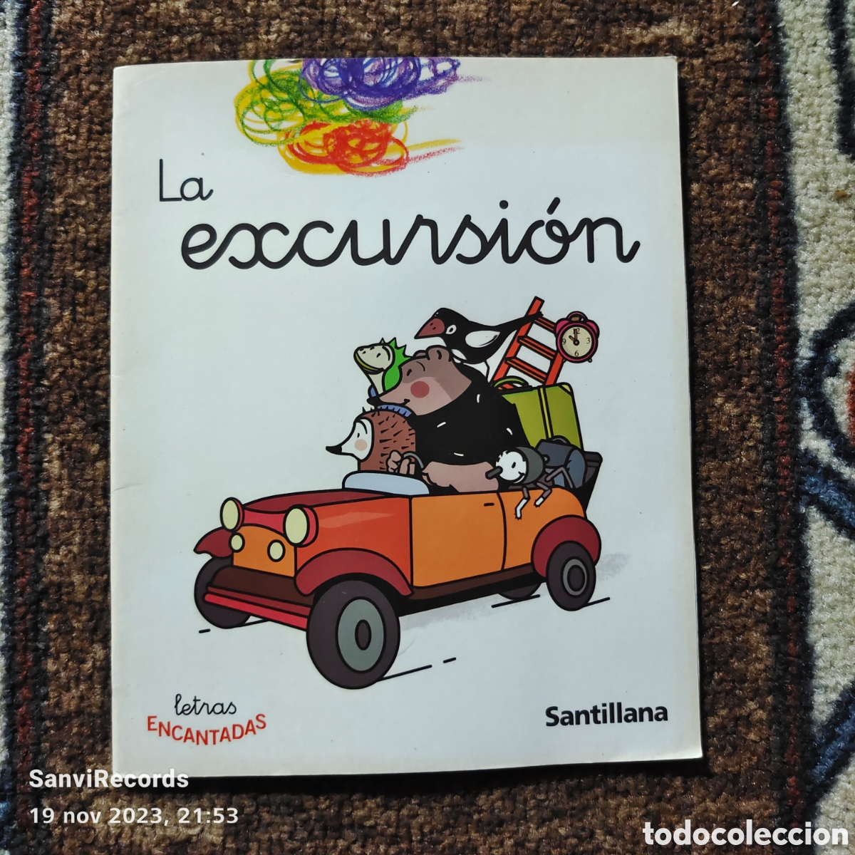 Libros de segunda mano: LA EXCURSI&Oacute;N (LETRAS ENCANTADAS, SANTILLANA) - Foto 1