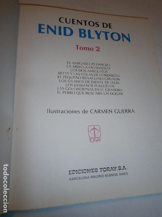 Libros de segunda mano: ANTIGUO LIBRO - CUENTOS DE ENID BLYTON - Foto 2