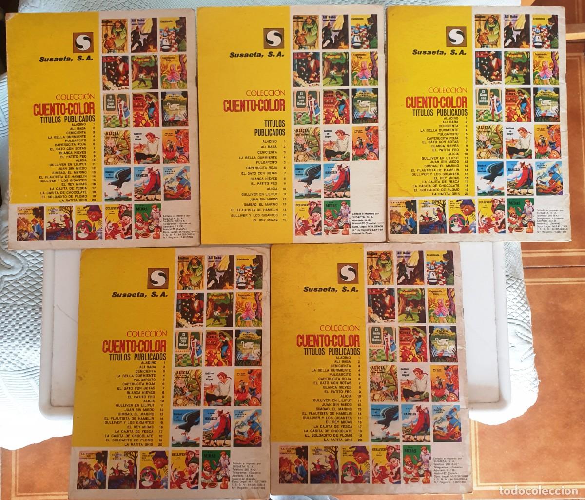 Libros de segunda mano: 5 CUENTOS SUSAETA 1966 - 1968 - Foto 2