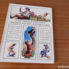 Libros de segunda mano: LAS MAS FAMOSAS FABULAS DE ANIMALES Nº EDITA TIMUN MAS