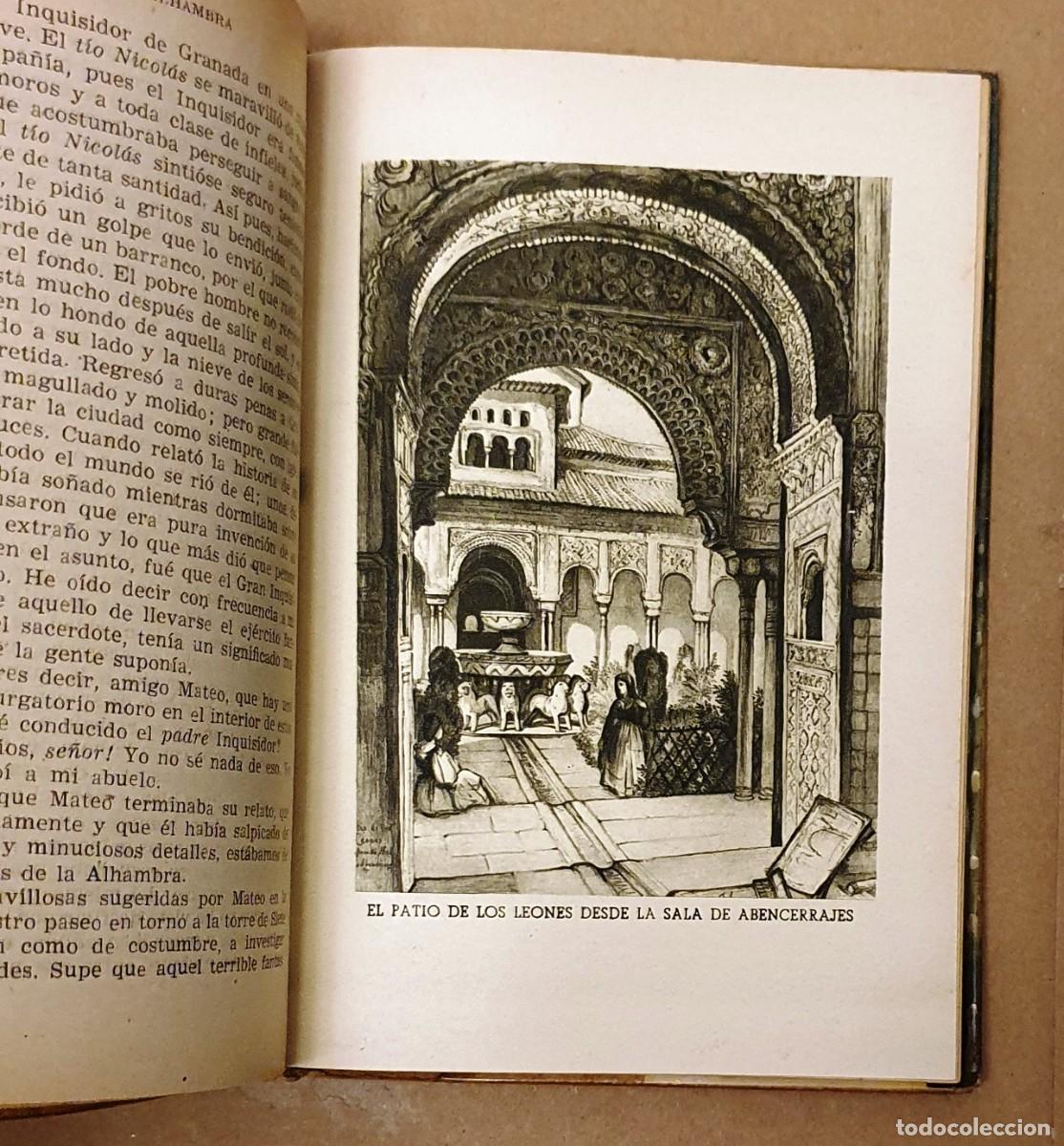 Libros de segunda mano: CUENTOS DE LA ALHAMBRA. W. IRWING. 1&ordf; EDICION 1951. - Foto 4
