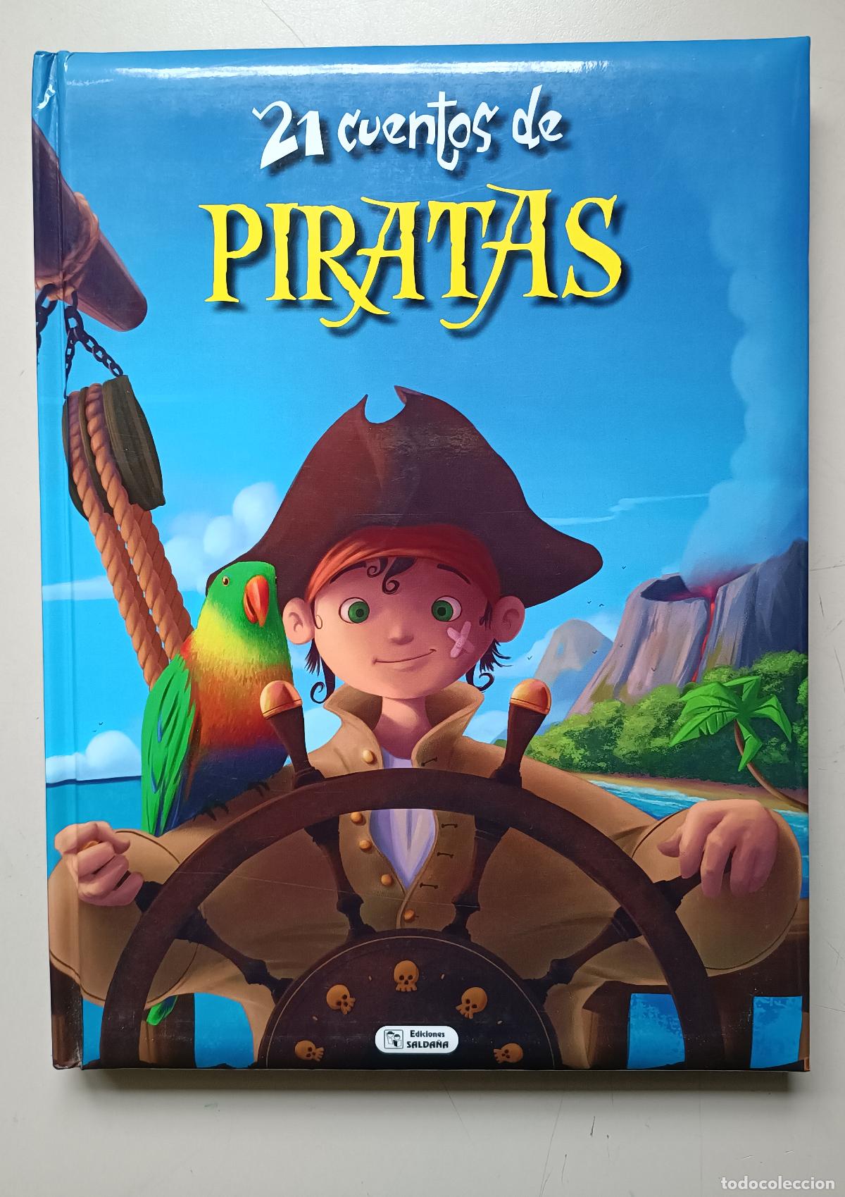 Libros de segunda mano: 21 cuentos de piratas. Ediciones Salda&ntilde;a (como nuevo) - Foto 1