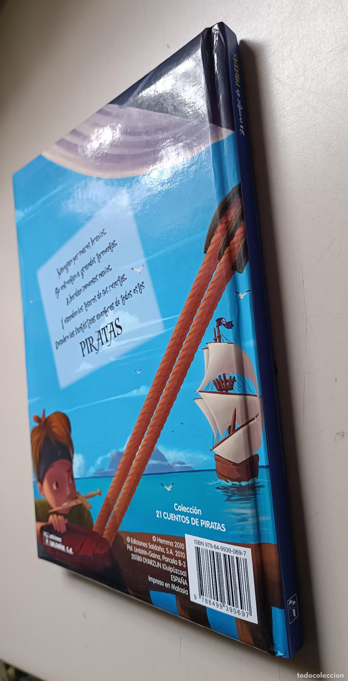 Libros de segunda mano: 21 cuentos de piratas. Ediciones Salda&ntilde;a (como nuevo) - Foto 2