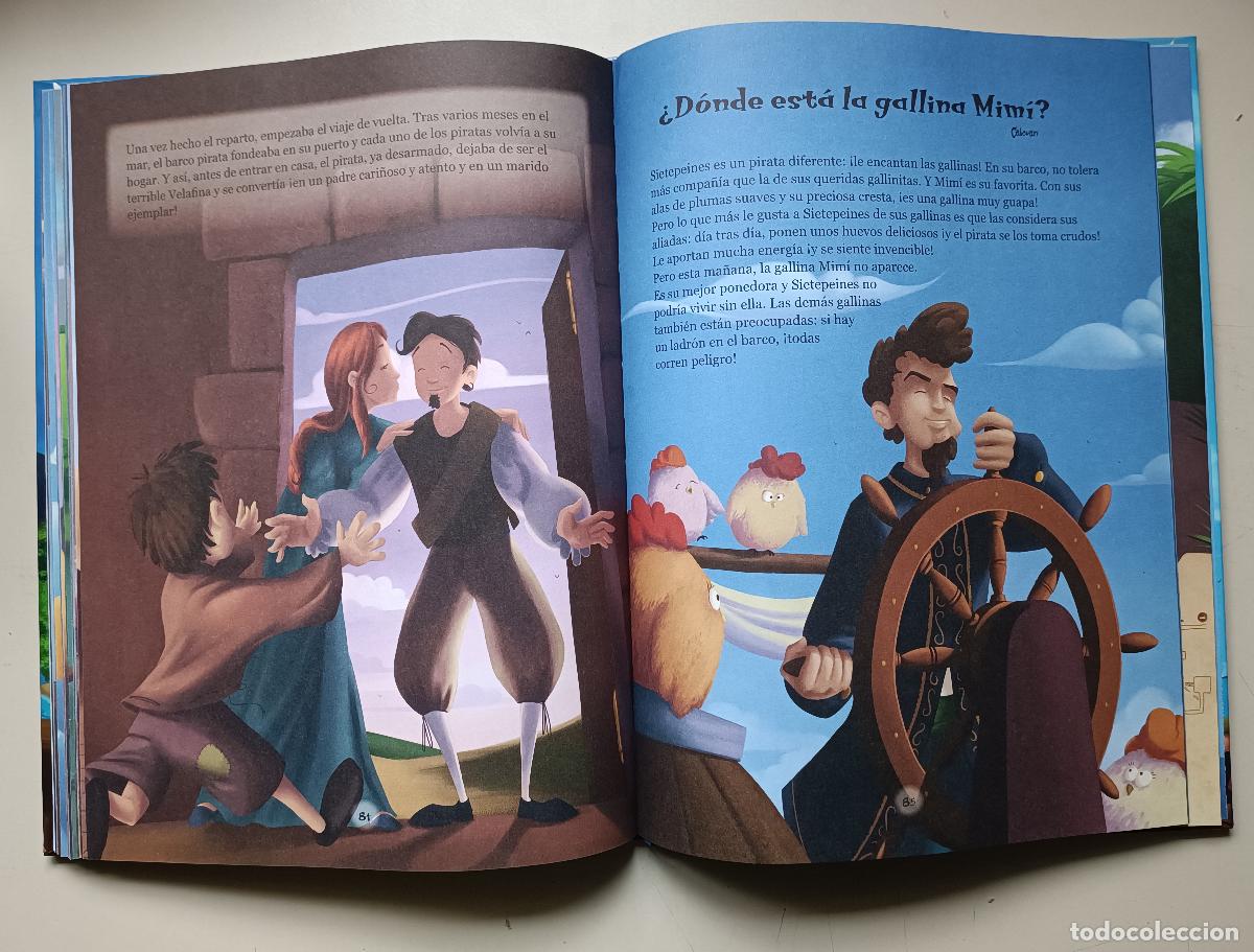 Libros de segunda mano: 21 cuentos de piratas. Ediciones Salda&ntilde;a (como nuevo) - Foto 7