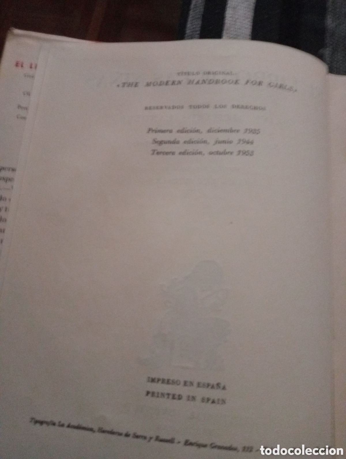 Libros de segunda mano: El libro de las ni&ntilde;as 1953 - Foto 2
