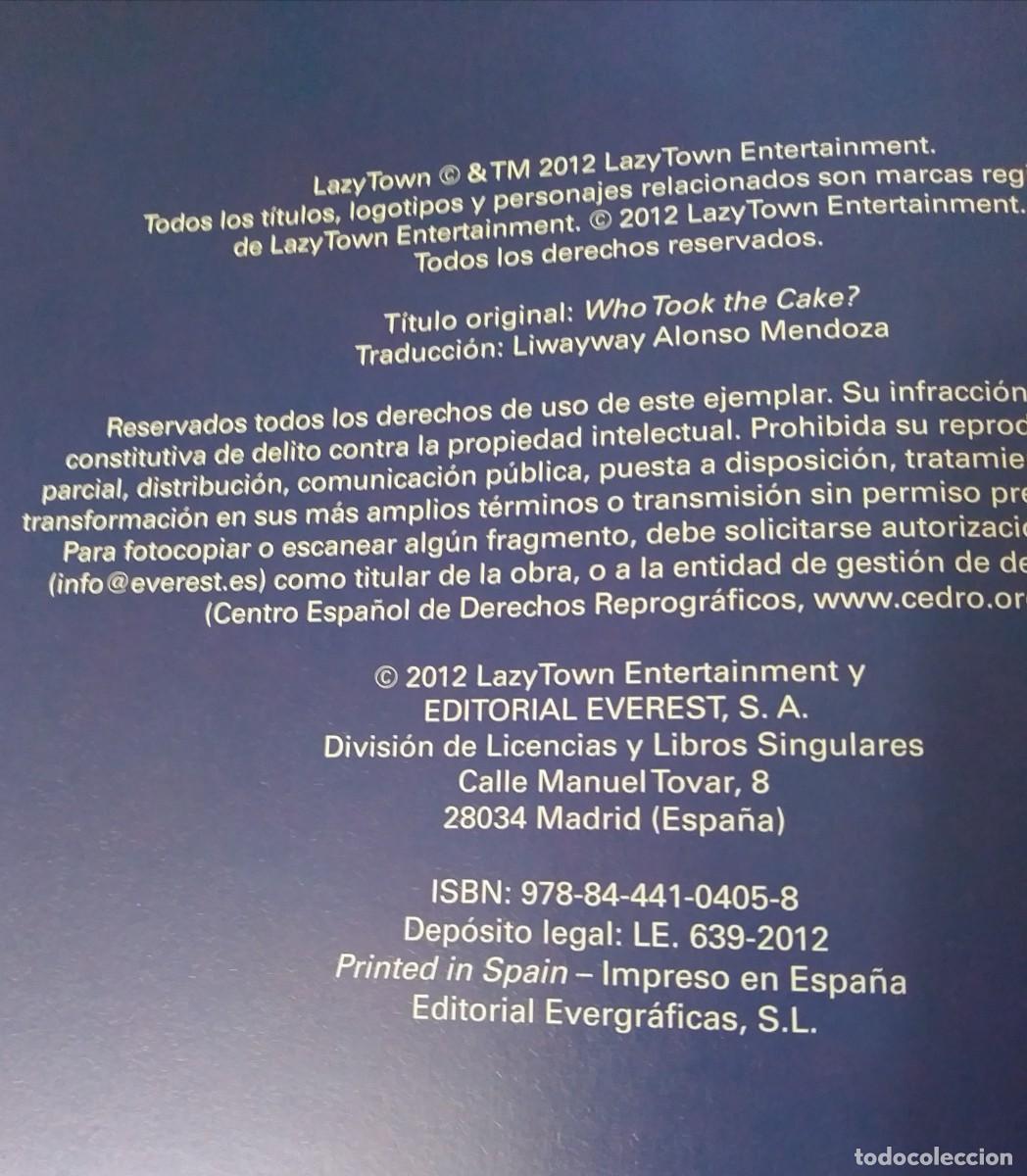Libros de segunda mano: Cuento de LAZY TOWN - DULCES BIRLADOS / EVEREST - Foto 4