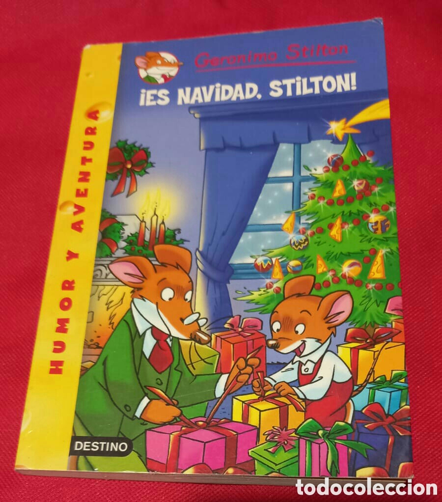 Libros de segunda mano: Es navidad Stilton Ger&oacute;nimo Stilton - Foto 1