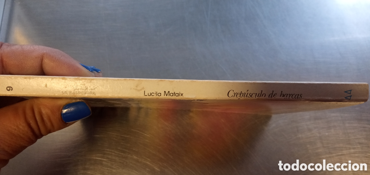 Libros de segunda mano: Crepusculo de barcas.Lucila Mataix. - Foto 3