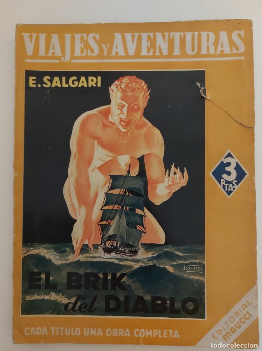 Libros de segunda mano: El Brik del diablo. Emilio Salgari - Foto 1
