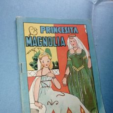 Libros de segunda mano: LA PRINCESITA MAGNOLIA. Mª CARMEN ORTEGA. COL. BLANCANIEVES Nº 98. BRUGUERA, 1952. RECORTABLE BOMBÓN