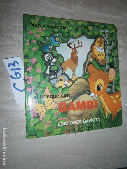 Libros de segunda mano: ANTIGUO CUENTO - VEN A CONOCER EL BOSQUE CON BAMBI - Foto 1