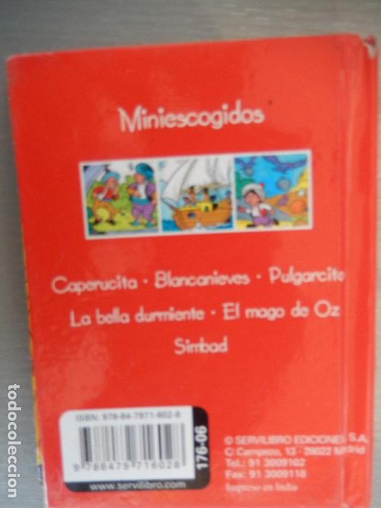 Libros de segunda mano: SIMBAD - SERVILIBRO EDICIONES - MINIESCOGIDOS - Foto 3