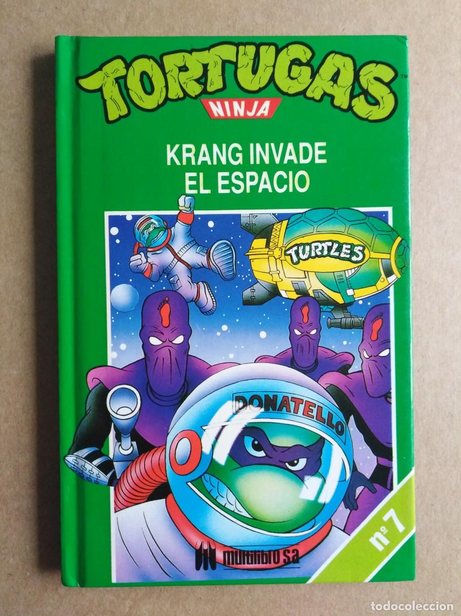 Libros de segunda mano: Tortugas Ninja n&deg;7: Krang Invade el Espacio (Multilibro/Parram&oacute;n, 1991). - Foto 1