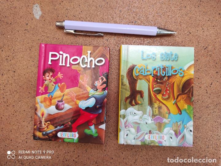 Libros de segunda mano: MINILIBROS CUENTOS PINOCHO Y LOS SIETE CABRITILLOS