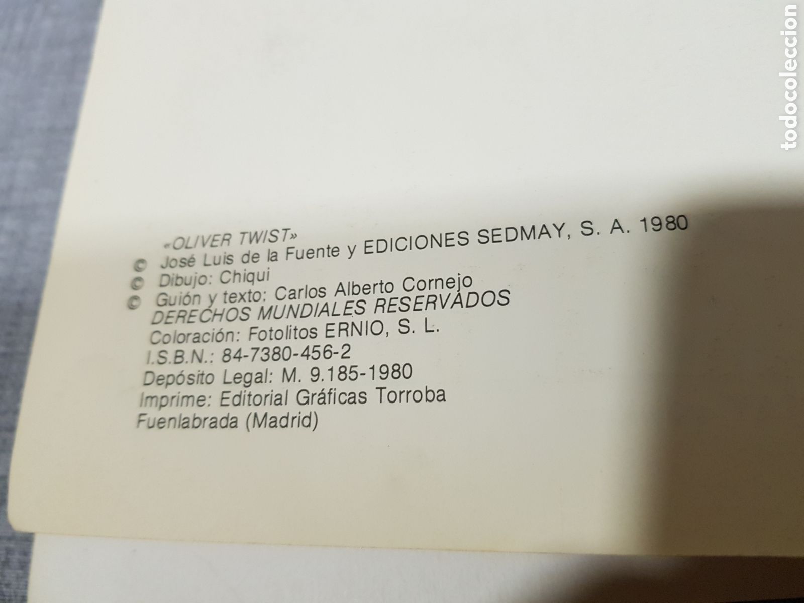 Libros de segunda mano: OLIVER TWIST SEDMAY EDICIONES A&Ntilde;O 1980 - Foto 4