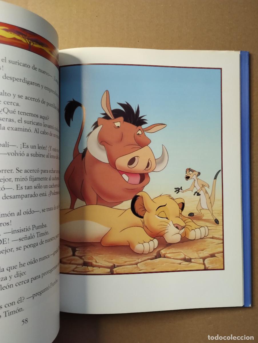 Libros de segunda mano: EL REY LEON - DISNEY - CIRCULO DE LECTORES - 1995 - CON SOBRECUBIERTA - Foto 3