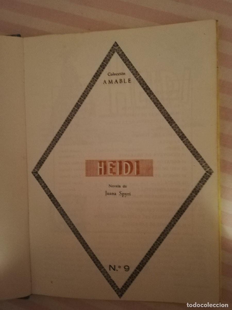 Libros de segunda mano: Heidi n&ordm;9 Colecci&oacute;n Amable - Foto 2