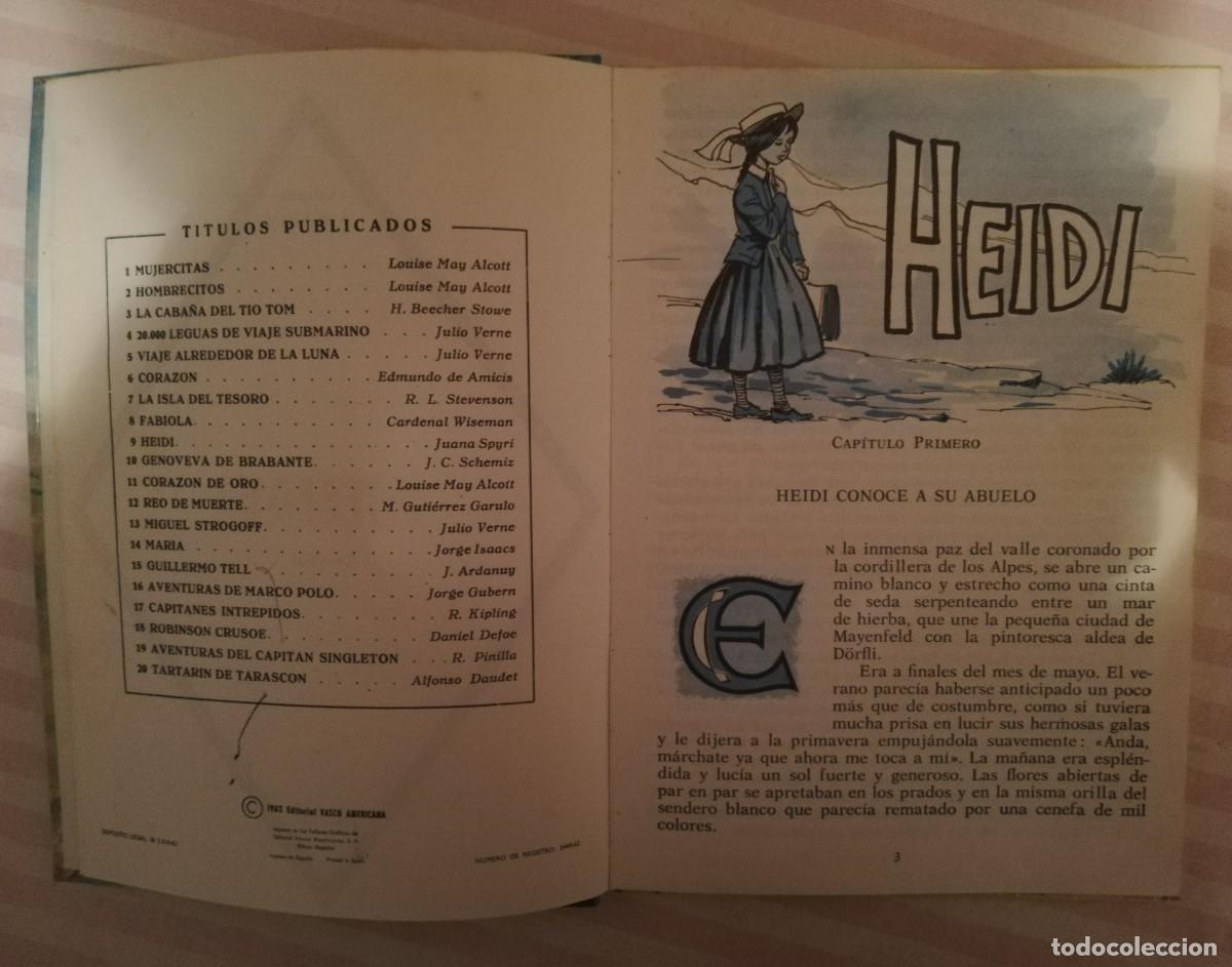 Libros de segunda mano: Heidi n&ordm;9 Colecci&oacute;n Amable - Foto 3