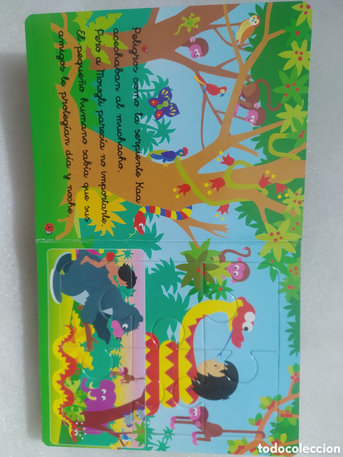 Libros de segunda mano: El libro de la selva con seis puzzles Susaeta - Foto 3