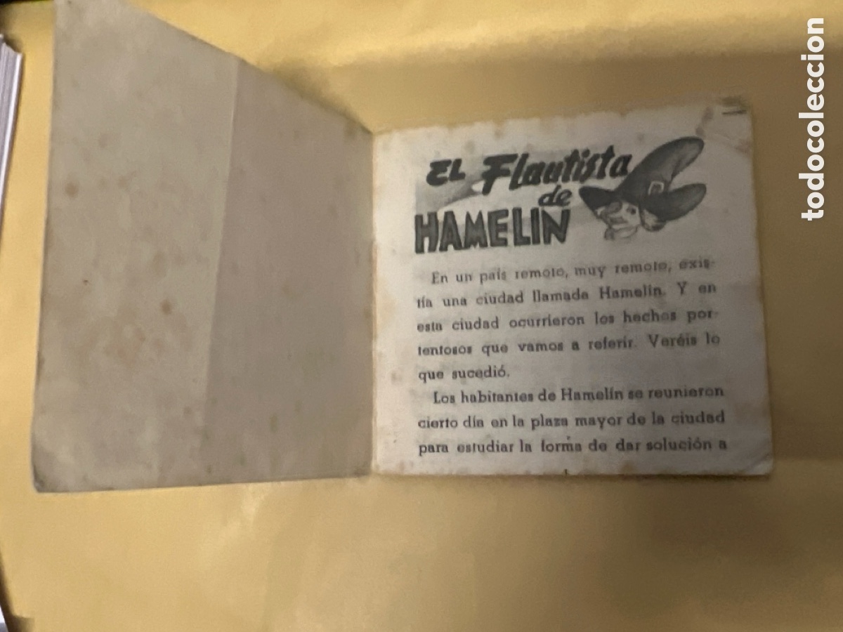 Libros de segunda mano: T1/E2/244/70. MINI CUENTO - EL FLAUTISTA DE HAMELIN - Foto 2