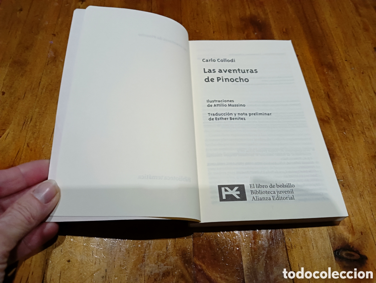 Libros de segunda mano: Las aventuras de Pinocho - Foto 2