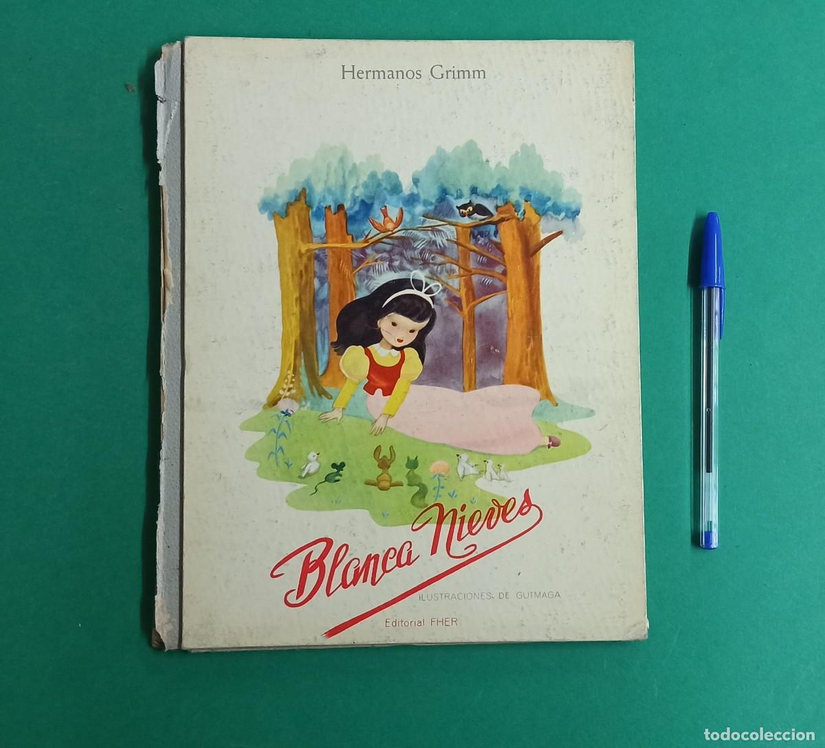 Second hand books: Antiguo libro de cuentos. Blanca Nieves. 1958.