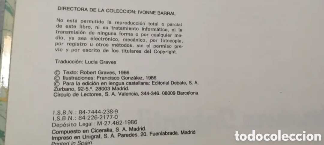 Libros de segunda mano: Dos ni&ntilde;os sabios Robert Graves - Foto 9