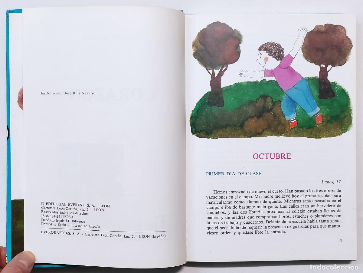 Libros de segunda mano: CORAZ&Oacute;N. EDMONDO DE AMICIS. RARA EDICI&Oacute;N EN PERFECTO ESTADO!!! - Foto 4