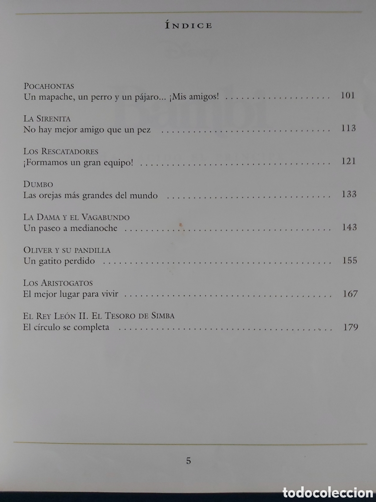 Libros de segunda mano: CUENTOS DE ANIMALES $ DISNEY $ EVEREST $ 1999 - Foto 6