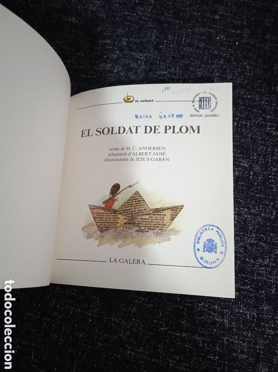 Libros de segunda mano: CUENTO EL SOLDAT DE PLOM. / ANDRESEN. - EDICION EN CATALAN - Foto 2
