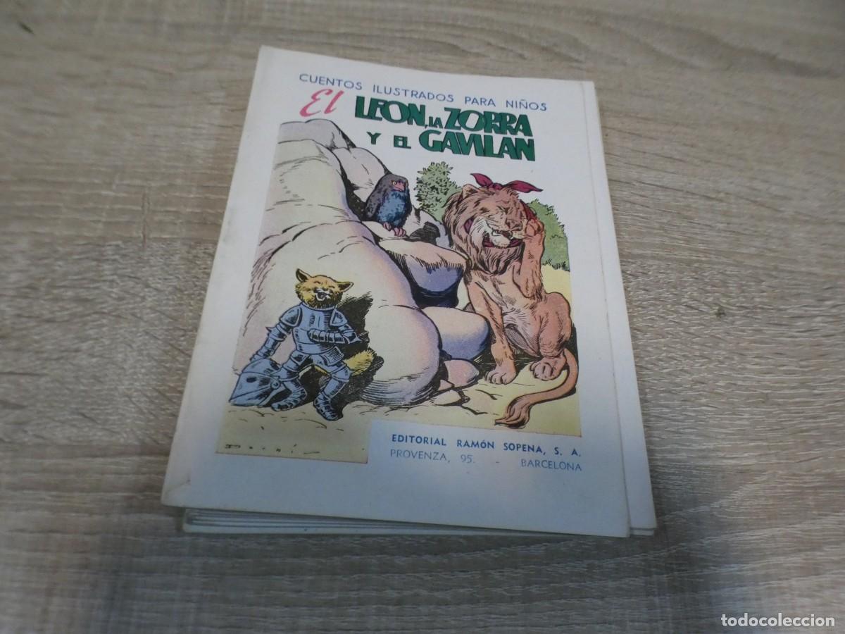 Libros de segunda mano: ARKANSAS1980 INFANTIL ESTADO OK COL. CUENTOS ILUSTR. NI&Ntilde;OS RAMON SOPENA EL LEON LA ZORRA EL GAVILAN