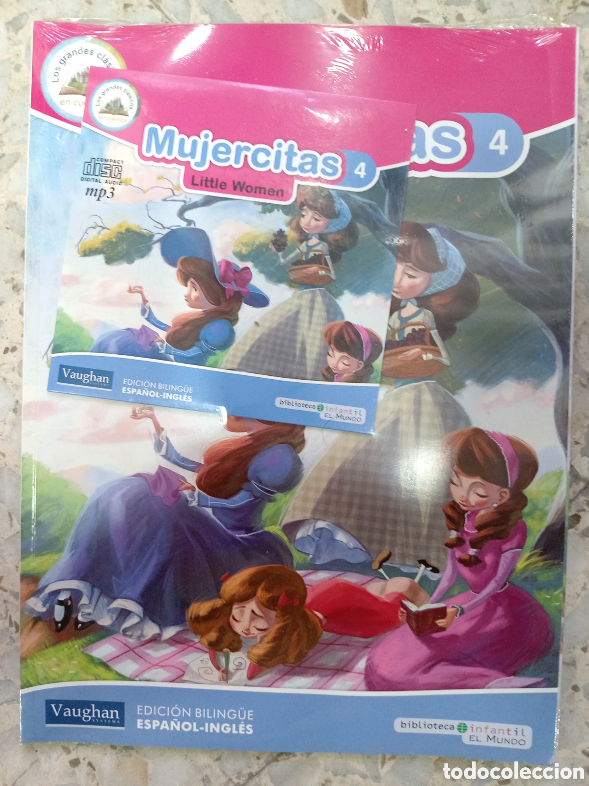 Libros de segunda mano: CUENTO Y CD MUJERCITAS N&ordm; 4 BILINGUE VAUGHAN NUEVO PRECINTADO - Foto 1