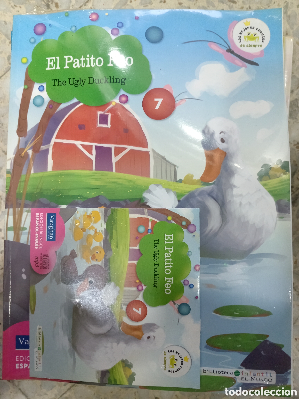 Libros de segunda mano: CUENTO Y CD EL PATITO FEO N&ordm; 7 NUEVO PRECINTADO BILINGUE VAUGHAN - Foto 1