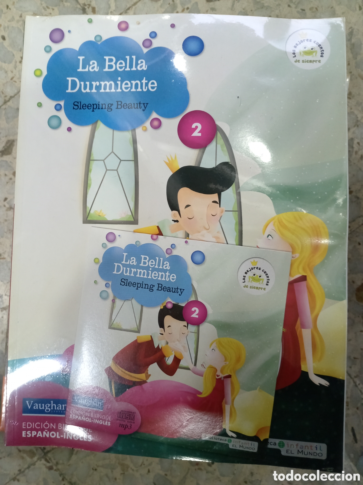 Libros de segunda mano: CUENTO Y CD LA BELLA DURMIENTE N&ordm; 2 NUEVO PRECINTADO BILINGUE VAUGHAN - Foto 1