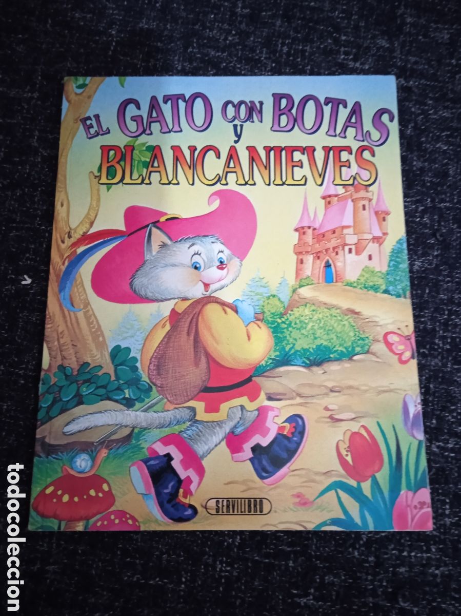 Libros de segunda mano: CUENTO EL GATO CON BOTAS Y BLANCANIEVES -ED. SERVILIBRO - Foto 1
