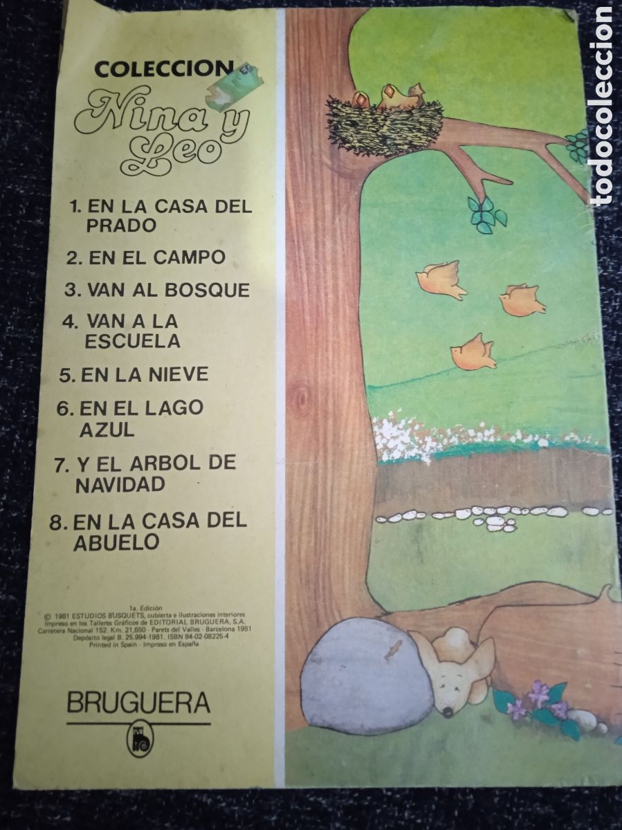 Libros de segunda mano: CUENTO - NINA Y LEO VAN AL VOSQUE -ED. Bruguera - Foto 3