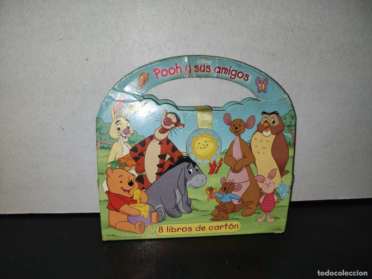 Libros de segunda mano: 131- DISNEY POOH Y SUS AMIGOS. 8 LIBROS DE CART&Oacute;N - 2000'S
