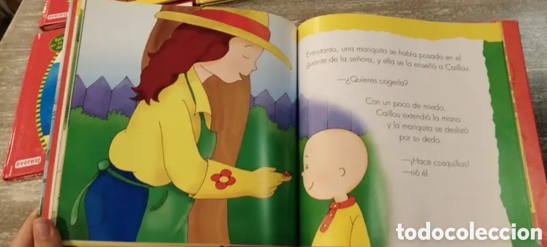 Libros de segunda mano: Pack 4 cuentos Caillou. Everest - Foto 3