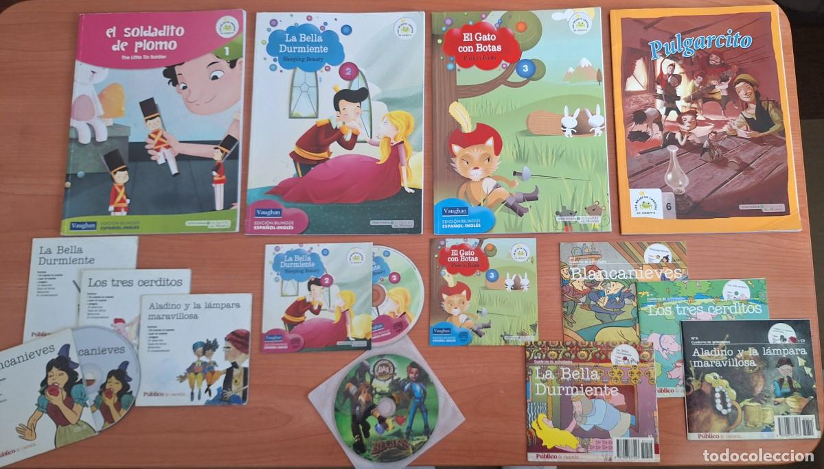 Libros de segunda mano: Cuentos y CD de biblioteca infantil el mundo - Foto 1