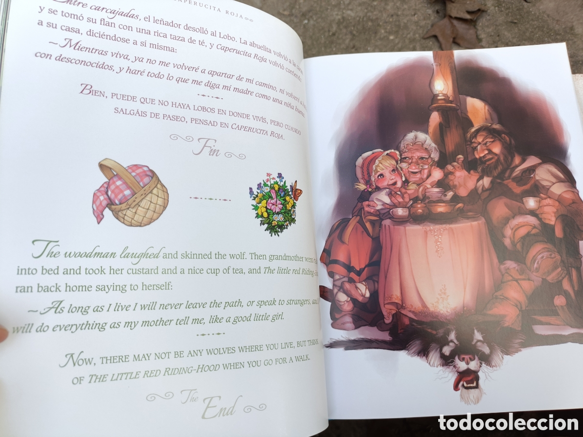 Libros de segunda mano: Cuenta cuentos Biling&uuml;e Espa&ntilde;ol ingles muy ilustrado - Foto 2