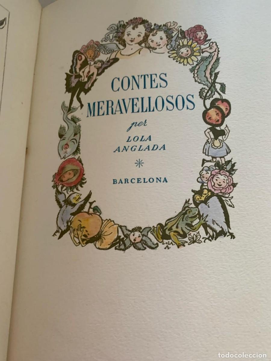 Libros de segunda mano: Contes meravellosos per Lola Anglada - Foto 1