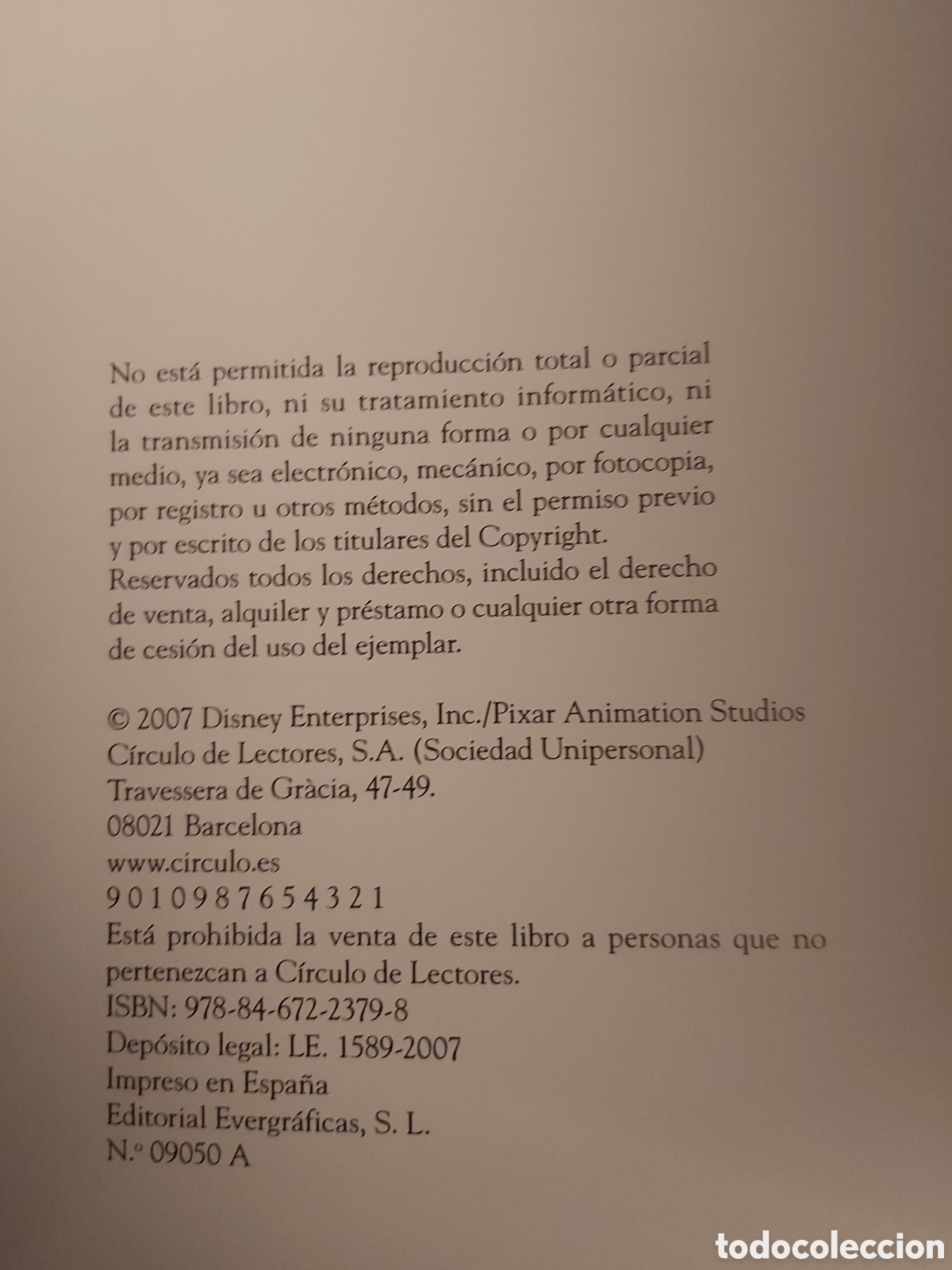 Libros de segunda mano: LOS INCRE&Iacute;BLES $ DISNEY PIXAR $ CIRCULO DE LECTORES $ 2007 - Foto 3