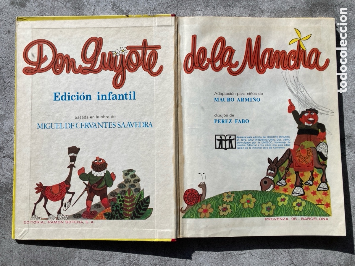 Libros de segunda mano: Don Quijote de La Mancha. Edici&oacute;n Infantil - Foto 3