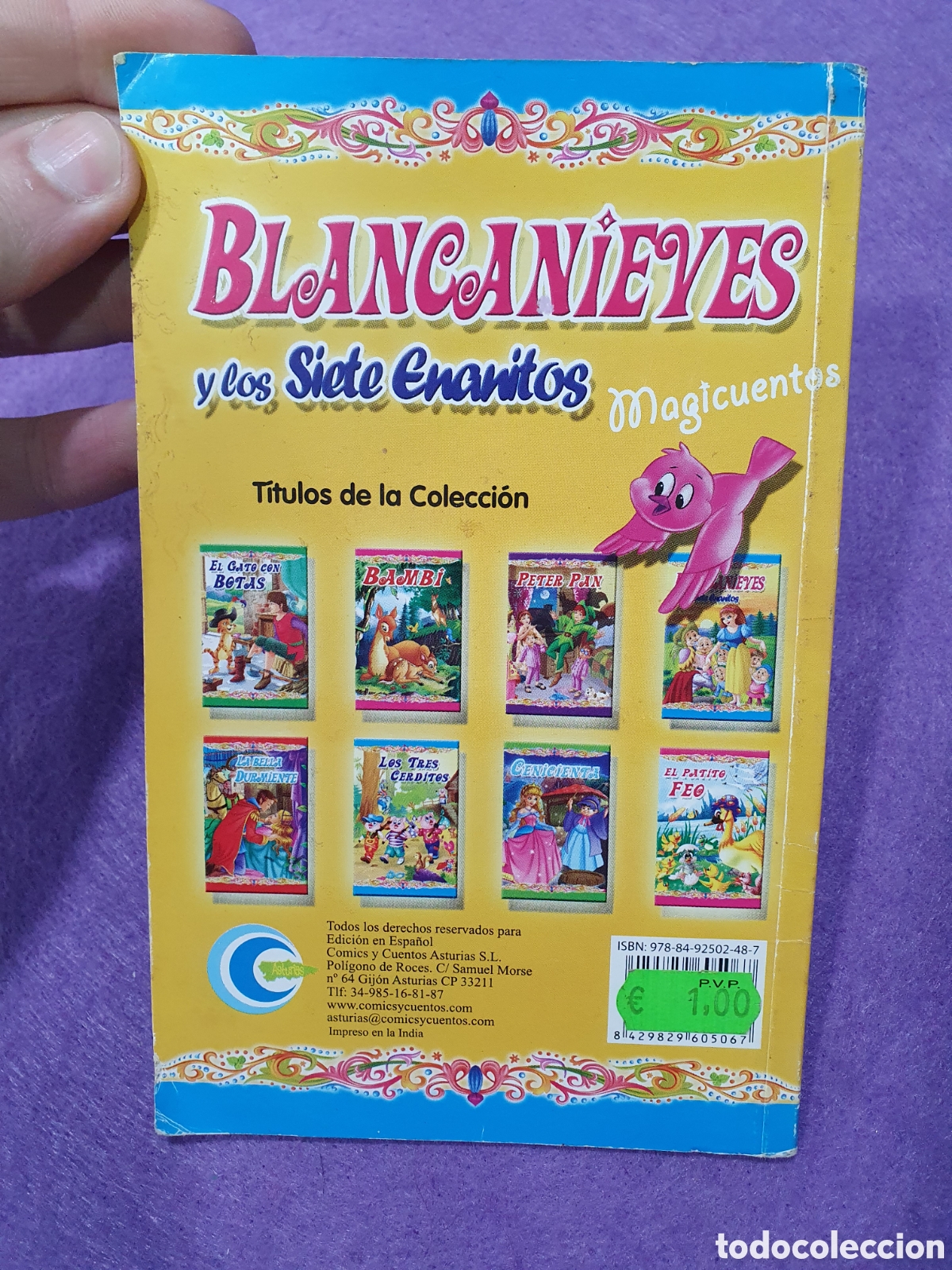 Libros de segunda mano: Cuento. Blancanieves y los siete enanitos. Magicuentos. (L89) - Foto 2
