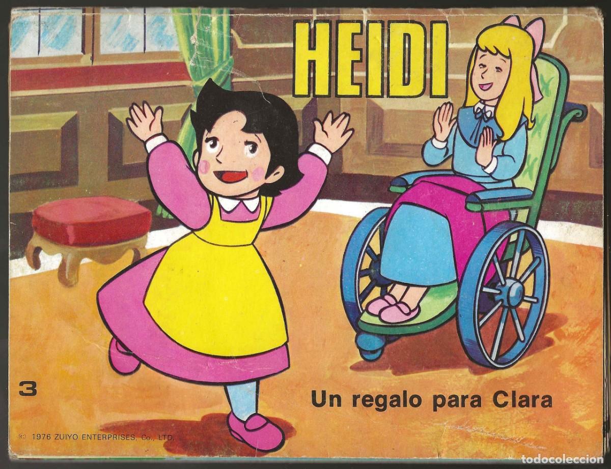 Libros de segunda mano: CUENTOS PANOR&Aacute;MICOS HEIDI -- n&ordm; 3 UN REGALO PARA CLARA + N&ordm; 4 EL ORGANILLERO