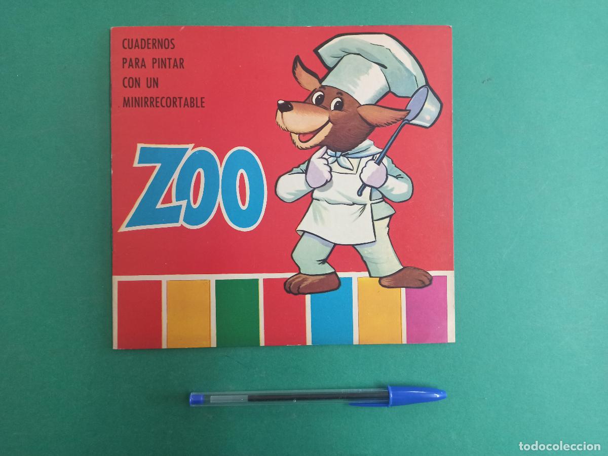 Second hand books: Antiguo cuento cuaderno para pintar y mini recortable. 1968. Infantil.