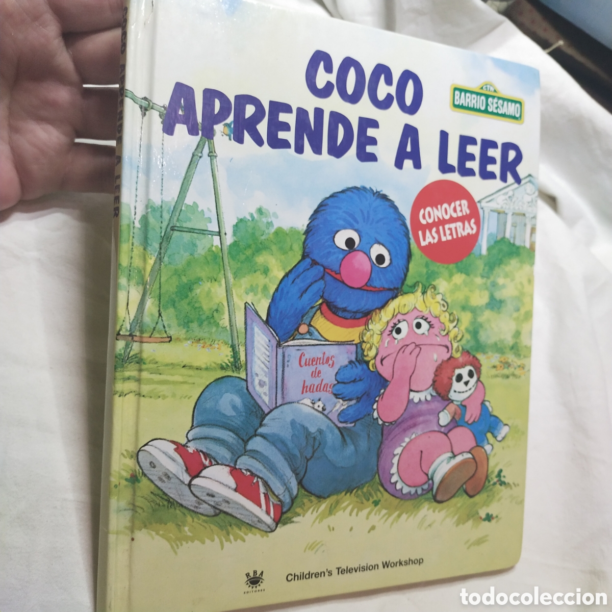 Libros de segunda mano: Coco aprende a leer. Barrio s&eacute;samo. Conocer las letras - Foto 1