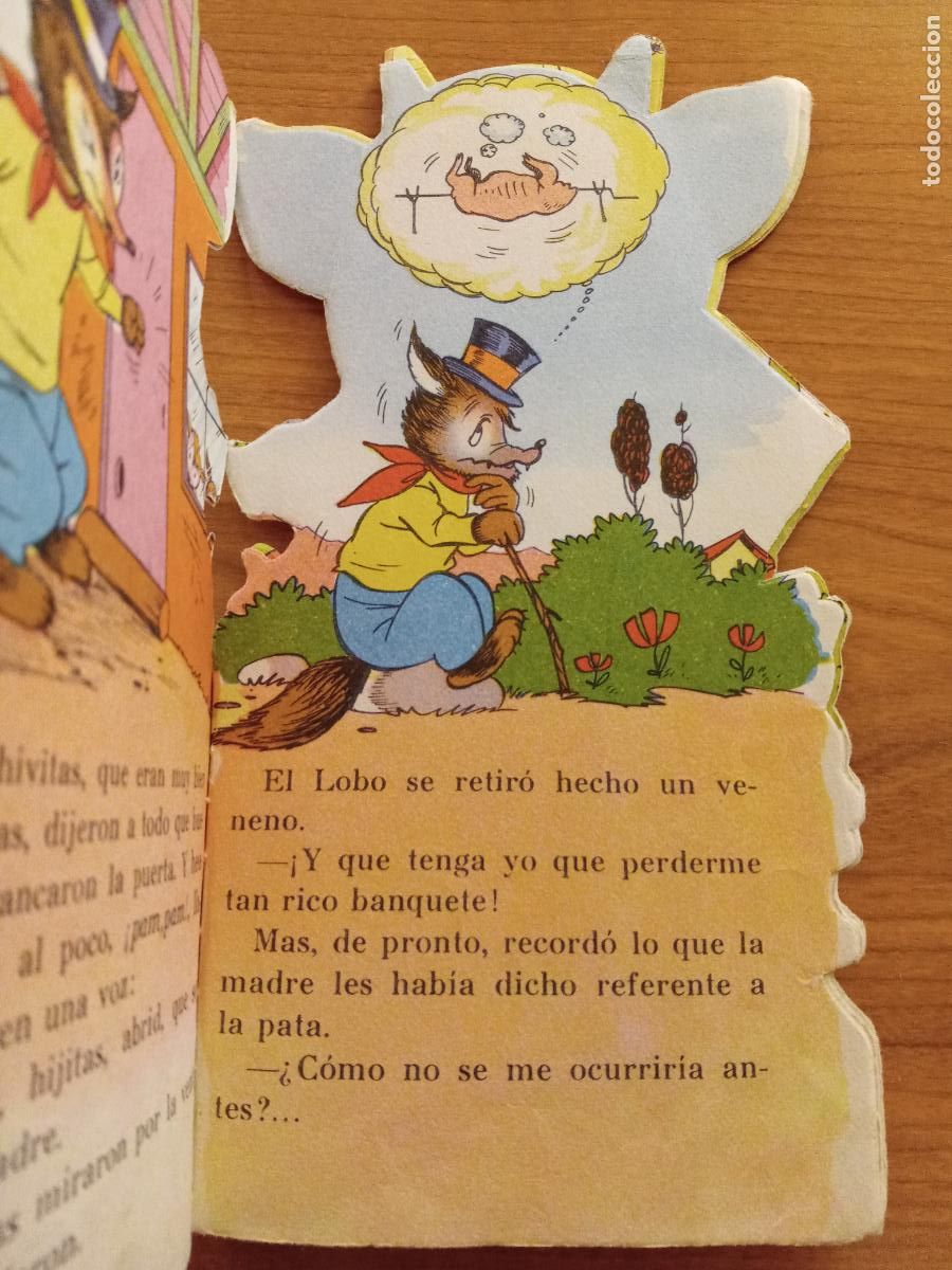 Libros de segunda mano: CUENTO TROQUELADO LOS 7 CABRITILLOS Y EL LOBO. EDIT ROMA - Foto 2