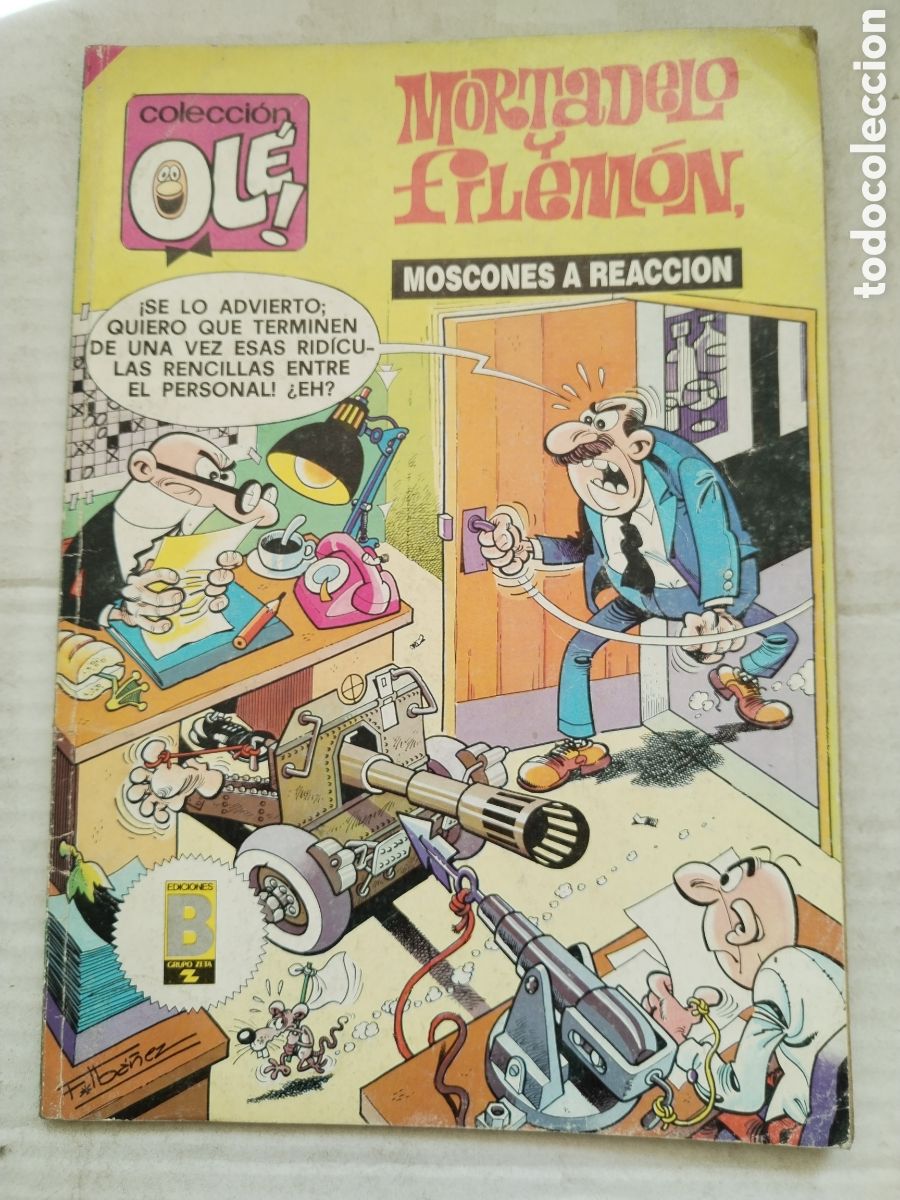 Libros de segunda mano: OLE MORTADELO Y FILEMON/MOSCONES A REACCI&Oacute;N